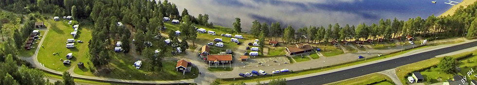 Ljusdals Camping, Häsingland, Gävleborg, Sweden. Camper, caravan, cottage, tent